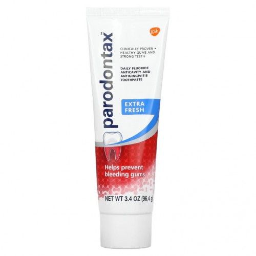 Parodontax, 데일리 불소 함유 충치 및 치주질환 예방 치약, 엑스트라 프레시, 96.4g(3.4oz)