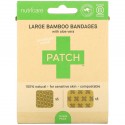 Patch, Large Bamboo Bandages with Aloe Vera, 10 Mix Pack