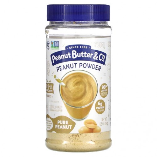 Peanut Butter & Co., 땅콩 분말, 순수 땅콩, 184g(6.5oz)