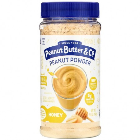 Peanut Butter & Co., Mighty Nut, 땅콩버터 분말, 꿀, 184g(6.5oz)