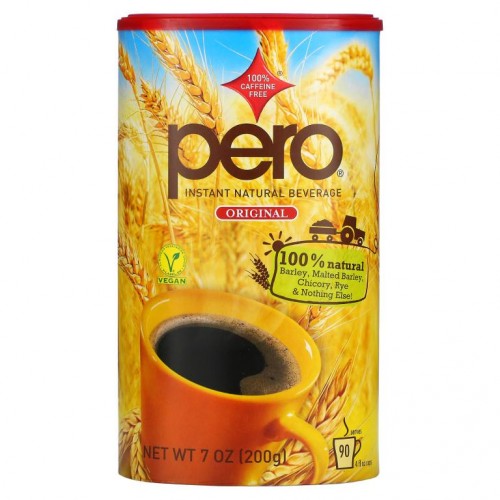 Pero, 인스턴트 천연 음료, 무카페인, 오리지널, 200g(7oz)