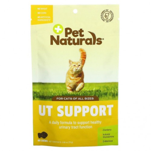 Pet Naturals of Vermont, 고양이용 요로 건강 증진 제품, 츄어블 60개, 75g(2.65oz)