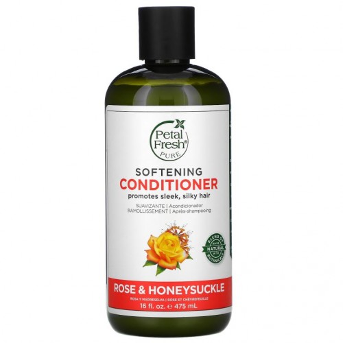 Petal Fresh, 순수, 부드러운 컨디셔너, 장미와 허니서클, 16 fl oz (475 ml)