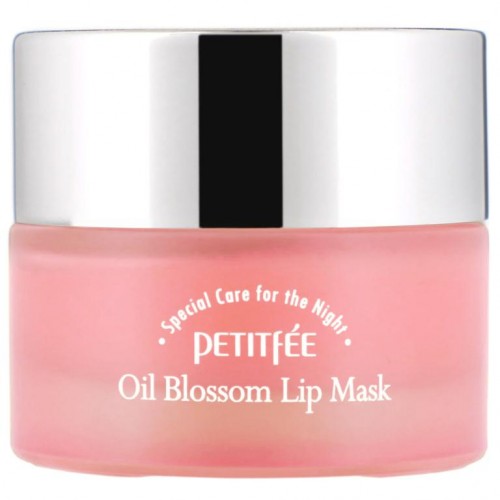 Petitfee, 오일 블라썸 립 마스크, 동백나무 씨오일, 15g