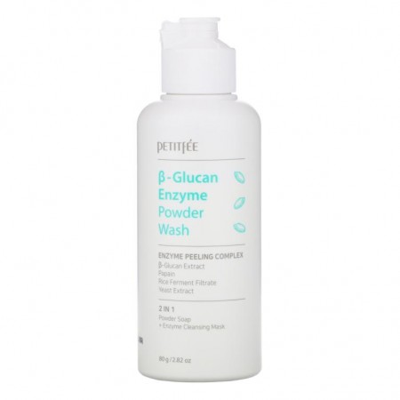 Petitfee, B-글루칸 효소 파우더 워시 2.82oz(80g)