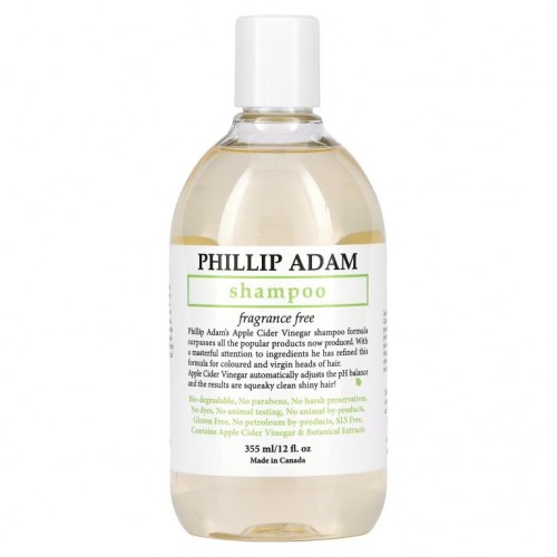 Phillip Adam, 샴푸, 무향, 355ml(12fl oz)