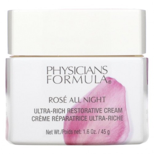 Physicians Formula, 로즈 올 나이트, 울트라 리치 리스토레이티브 크림, 45g(1.6oz)