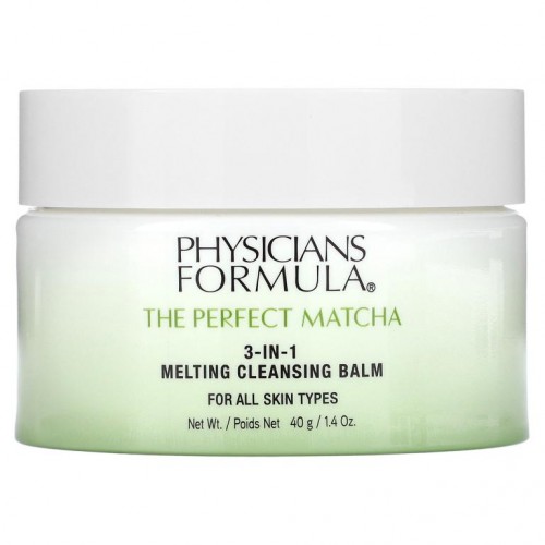 Physicians Formula, 퍼팩트 말차, 3-in-1 멜팅 클렌징밤, 1.4 oz(40 g)