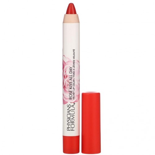 Physicians Formula, Rose Kiss All Day, Glossy Lip Color, Hot Lips, 0.15 oz (4.3 g)