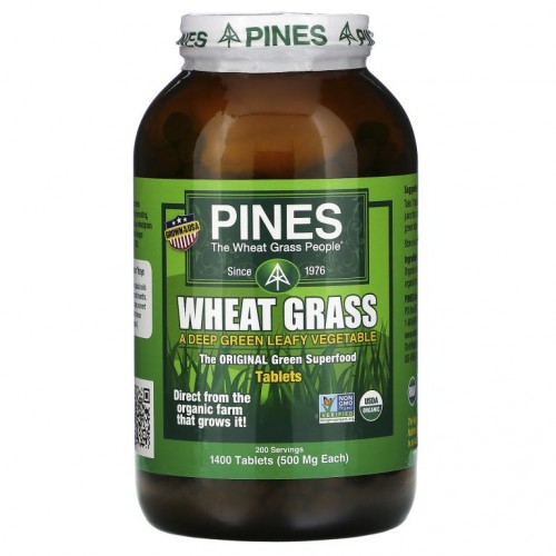Pines International, 밀싹, 500mg, 1,400정