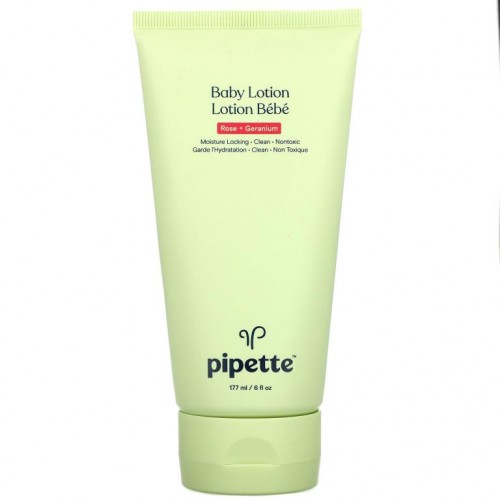 Pipette, Baby Lotion, Rose + Geranium, 6 fl oz (177 ml)