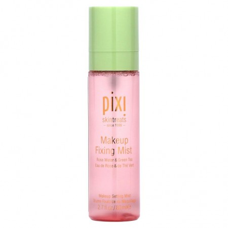 Pixi Beauty, 메이크업 고정 미스트, 로즈 워터와 그린 티, 2.7 fl oz (80 ml)