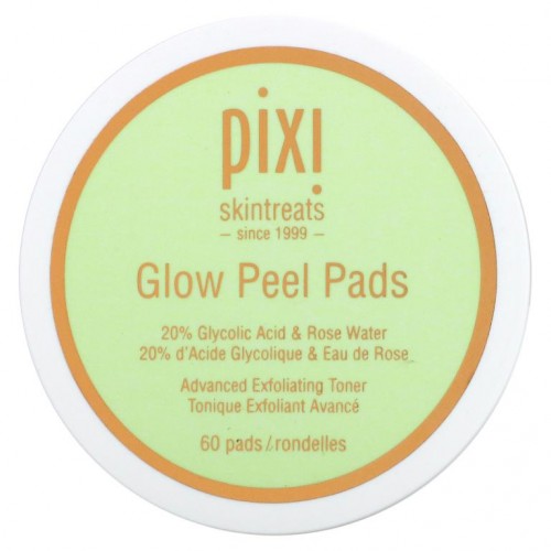 Pixi Beauty, 글로우 각질 제거 패드, 패드 60장