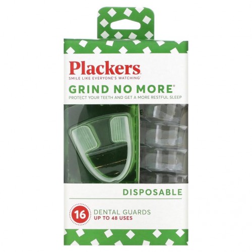 Plackers, Grind No More, 일회용, 덴탈 가드, 16개입