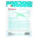 Plackers, Micro Mint, 치실, 민트, 75개입