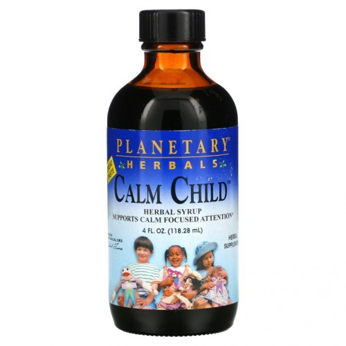 Planetary Herbals, 캄 차일드, 허브 시럽, 4 fl oz (118.28 ml)