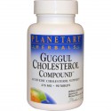 Planetary Herbals, 구굴 콜레스테롤 복합제, 375mg, 90정 알약