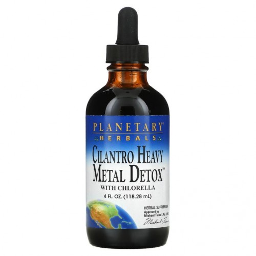 Planetary Herbals, Cilantro Heavy Metal Detox, 클로렐라 함유, 118.28ml(4fl oz)