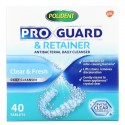 Polident, Pro Guard & Retainer, 항균 데일리 클렌저, 40정