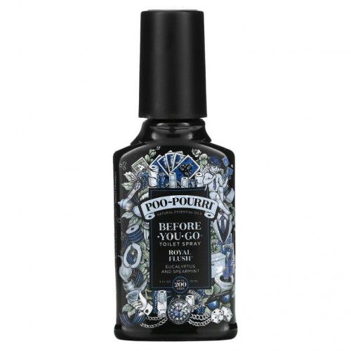 Poo-Pourri, Before-You-Go 토일렛 스프레이, 로열 플러쉬, 118ml(4fl oz)