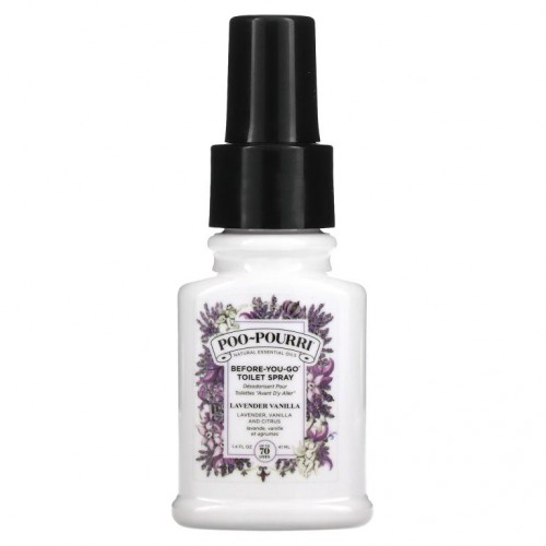 Poo-Pourri, Before-You-Go 화장실 스프레이, 라벤더 바닐라, 41ml(1.4fl oz)