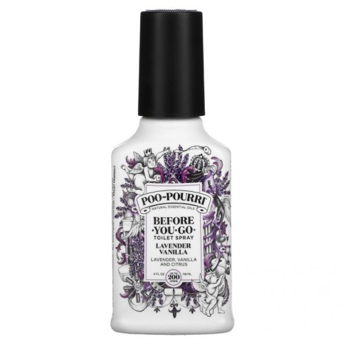 Poo-Pourri, Before-You-Go Toilet Spray, Lavender Vanilla, 4 fl oz (118 ml)
