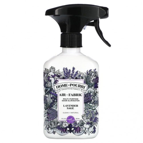 Poo-Pourri, Home-Pourri, 공기 정화 + 섬유 탈취, 다용도 악취 제거제, 상쾌한 향, 325ml(11fl oz)
