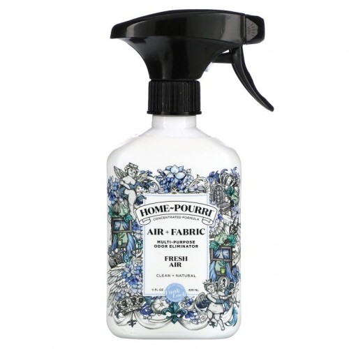 Poo-Pourri, Home-Pourri, 공기 정화 + 섬유 탈취, 다용도 악취 제거제, 상쾌한 향, 325ml(11fl oz)