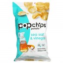 Popchips, 포테이토 칩스, 소금 & 식초, 5 oz (142 g)