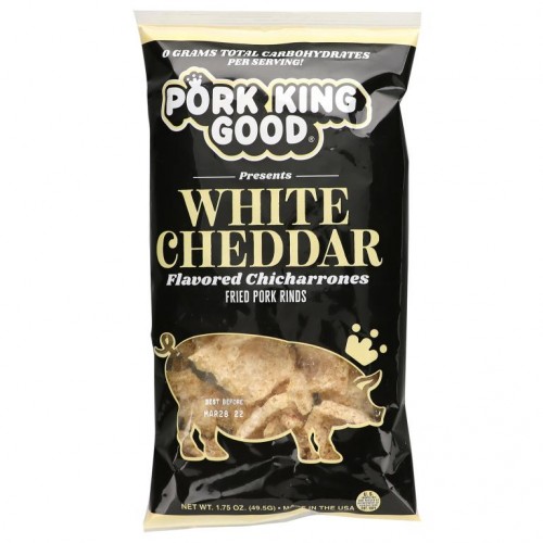Pork King Good, 치차론 가미, 화이트 체다, 49.5g(1.75oz)