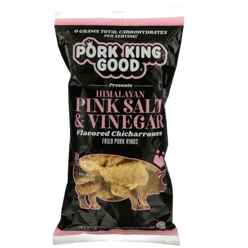 Pork King Good, 치차론 가미, 히말라야 핑크 소금 & 식초, 49.5 g(1.75oz)