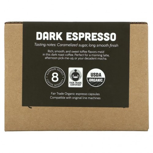 Portland Coffee Roasters, 다크 에스프레소, 에스프레소 캡슐, 30개입
