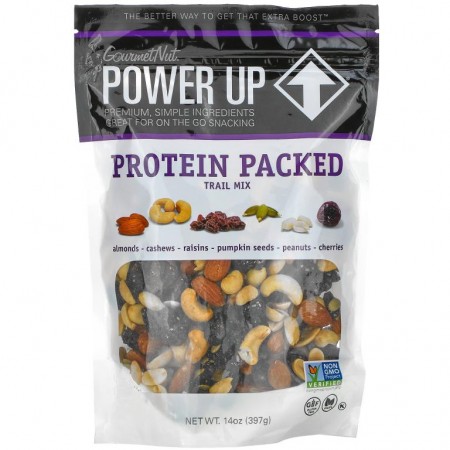 Power Up, 프로틴 팩드 트레일 믹스, 397g(14oz)