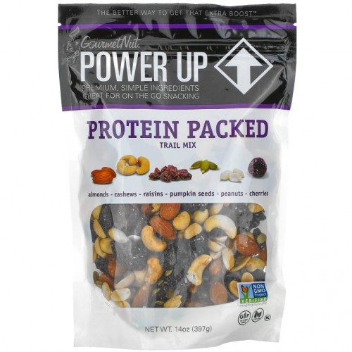 Power Up, 프로틴 팩드 트레일 믹스, 397g(14oz)