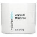 PrescriptSkin, 비타민C 모이스처라이저, 인핸스드 브라이트닝 라이트웨이트 크림, 64g(2.25oz)
