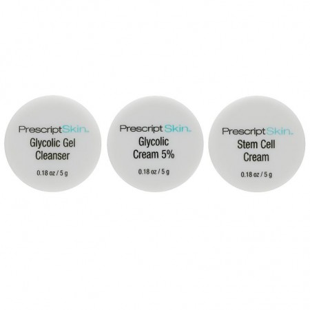 PrescriptSkin, 글리콜릭 체험 특가 상품 세트, 3종, 각 5g(0.18oz)