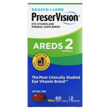 PreserVision, AREDS 2 포뮬라, 소프트젤 60정