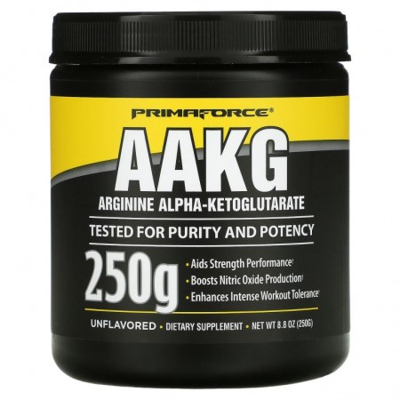 Primaforce, AAKG, 무맛, 250g(8.8oz)