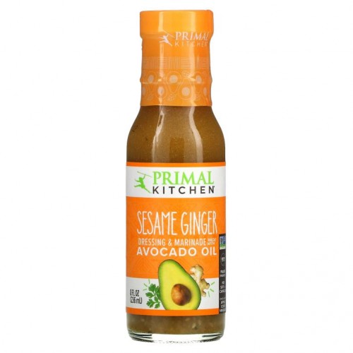 Primal Kitchen, 드레싱/마리네이드, 아보카도 오일 함유, 세서미 진저, 236ml(8fl oz)