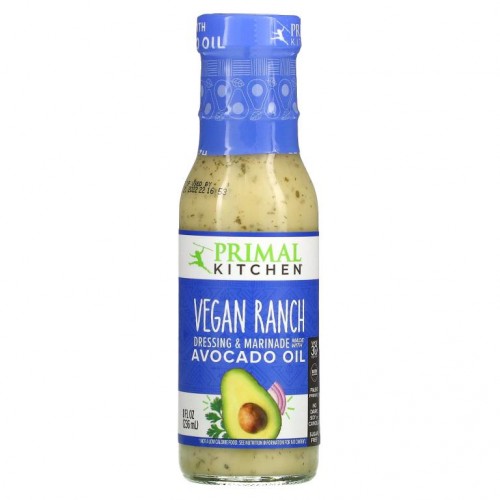 Primal Kitchen, 드레싱/마리네이드, 아보카도 오일 함유, 비건 렌치, 236ml(8fl oz)