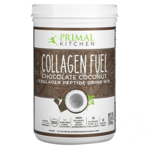 Primal Kitchen, Collagen Fuel, 초콜릿 코코넛, 394g(13.89oz)