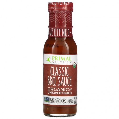 Primal Kitchen, Organic, Classic BBQ Sauce, Unsweetened, 8.5 oz (241 g)