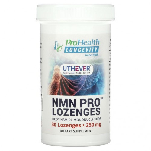 ProHealth Longevity, NMN Pro 사탕 정제, 250mg, 사탕 정제 30정