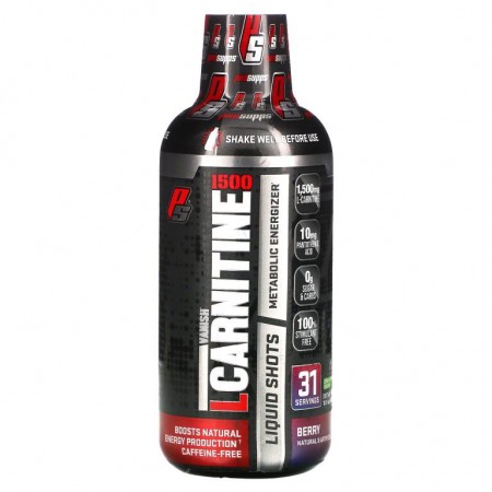ProSupps, l-카르니틴 1500 리퀴드 샷, 베리, 473ml(16fl oz)