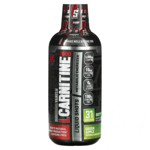 ProSupps, l-카르니틴 3000, 그린 애플, 473ml(16fl oz)