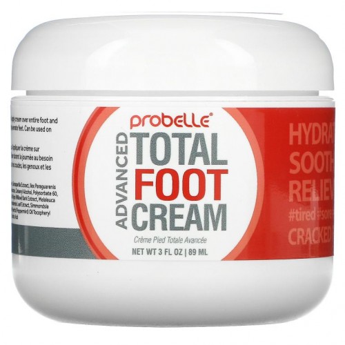 Probelle, Advanced, Total Foot Cream, 3 fl oz (89 ml)