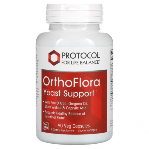 Protocol for Life Balance, 오소플로라 Yeast Support, 베지 캡슐 90정