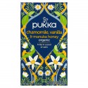 Pukka Herbs, 캐모마일, 바닐라 & 마누카 꿀 차, 카페인 무함유, 허브차 티백 20개, 32g(1.12oz)