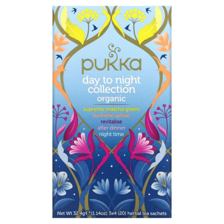 Pukka Herbs, 유기농 데이 투 나이트 콜렉션, 허브 티 20봉, 32.4g(1.14oz)