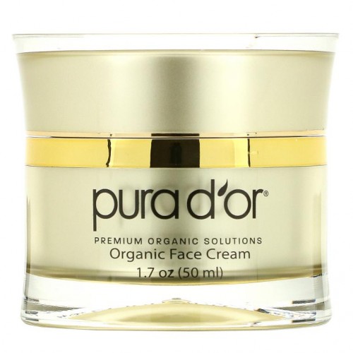 Pura D'or, Golden Glow Face Cream PM, 1.7 oz (50 ml)